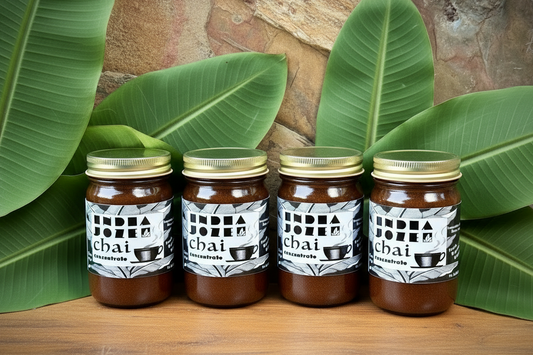 4 Jars of India Joze Chai Concentrate - Caffeine Free